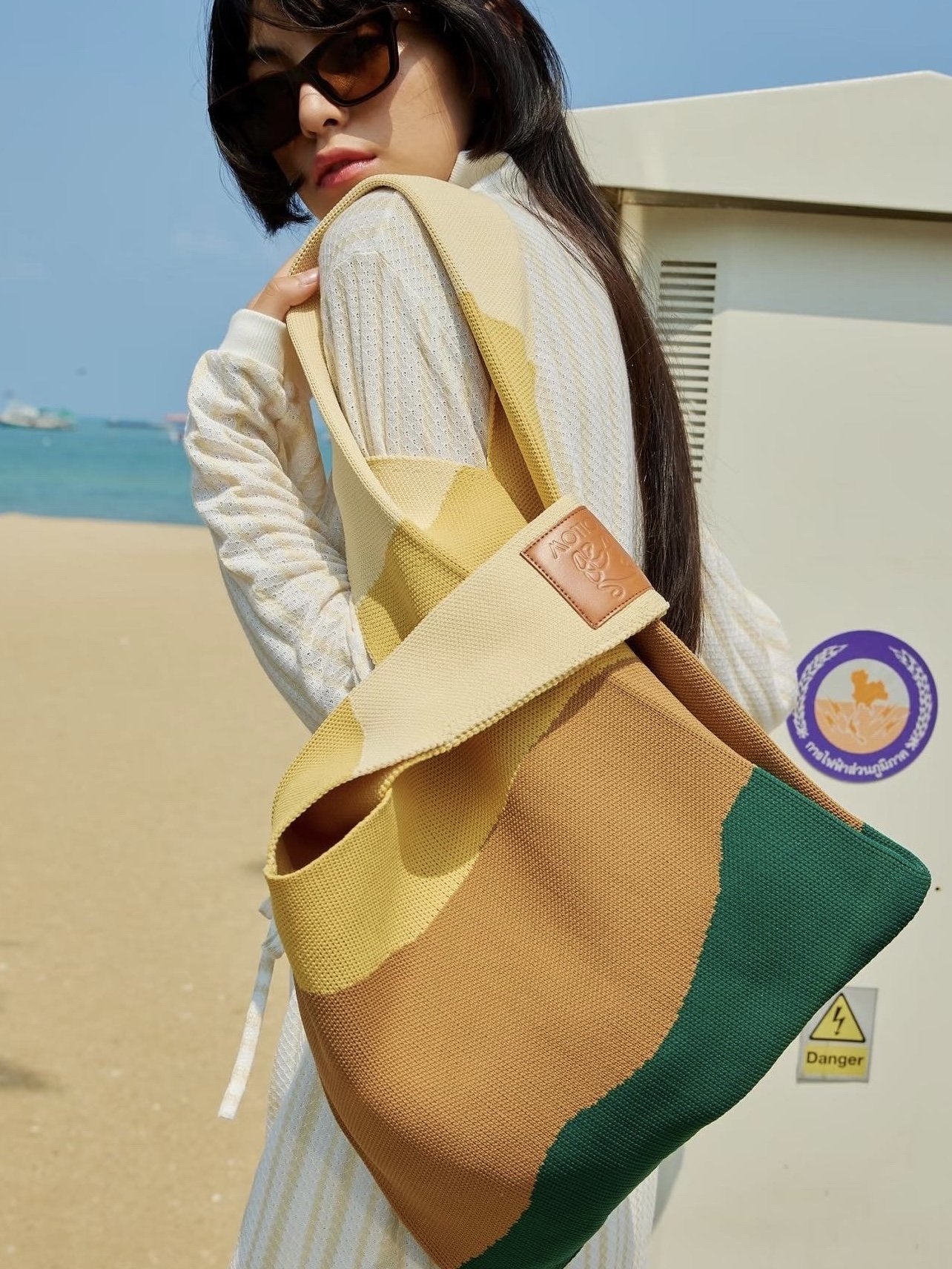 Holiday Tote Green Gradients