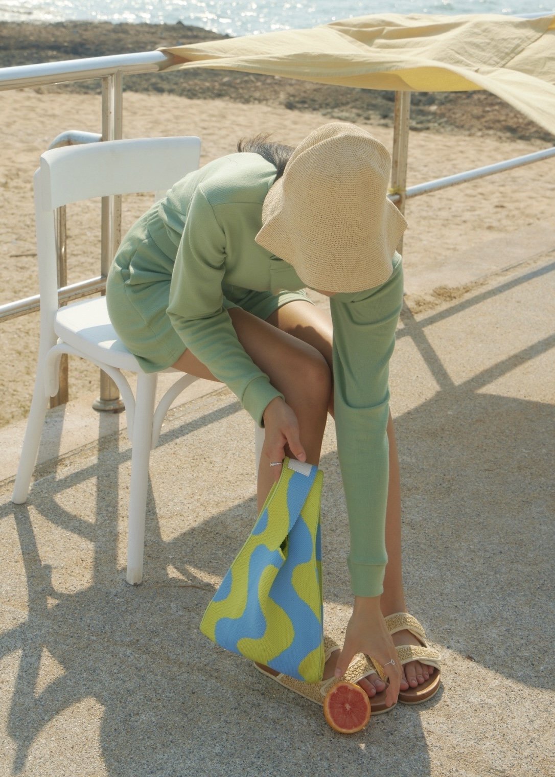 Everyday Tote Blue/Yellow