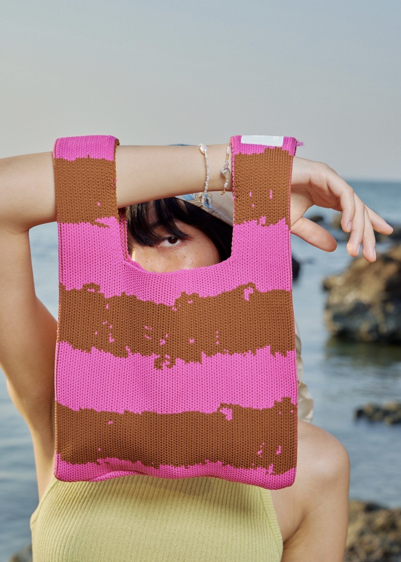 Everyday Tote Pink/Brown