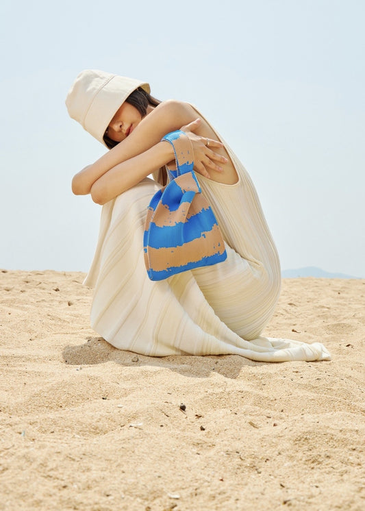 Everyday Tote (Blue/Brown)