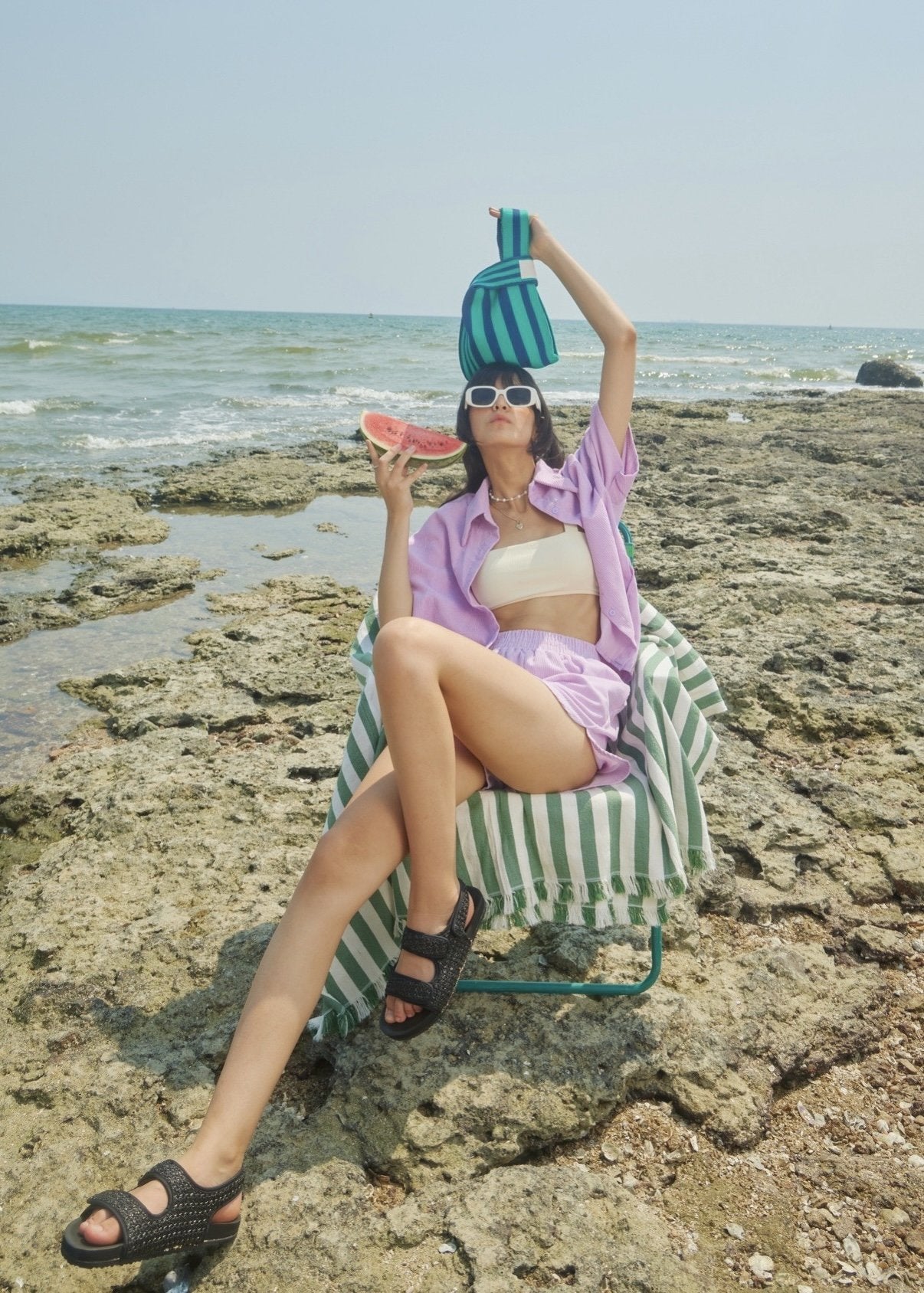 Everyday Tote Linegreen