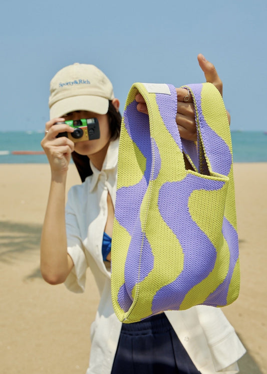 Everyday Tote Purple/Yellow