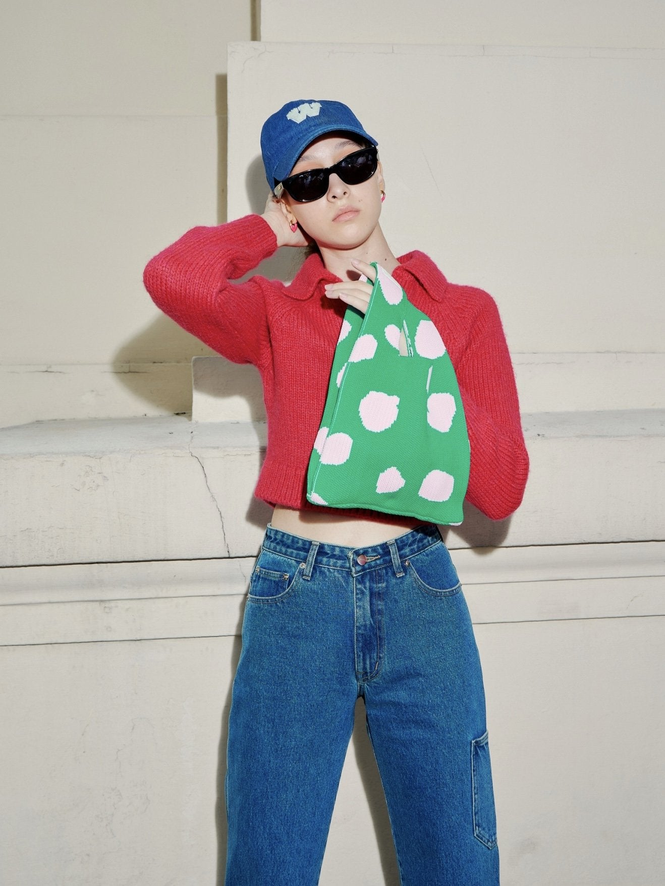 Everyday Tote Green Dot