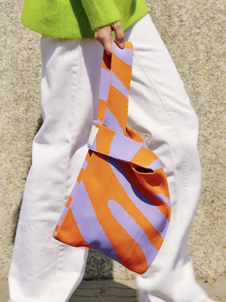 Vacay Tote Orange Purple